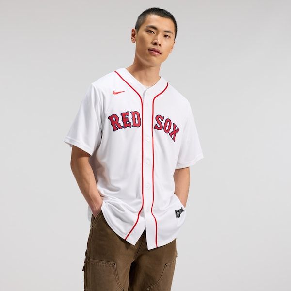 Custom Roman Anthony Boston Red Sox Home Replica Jersey White