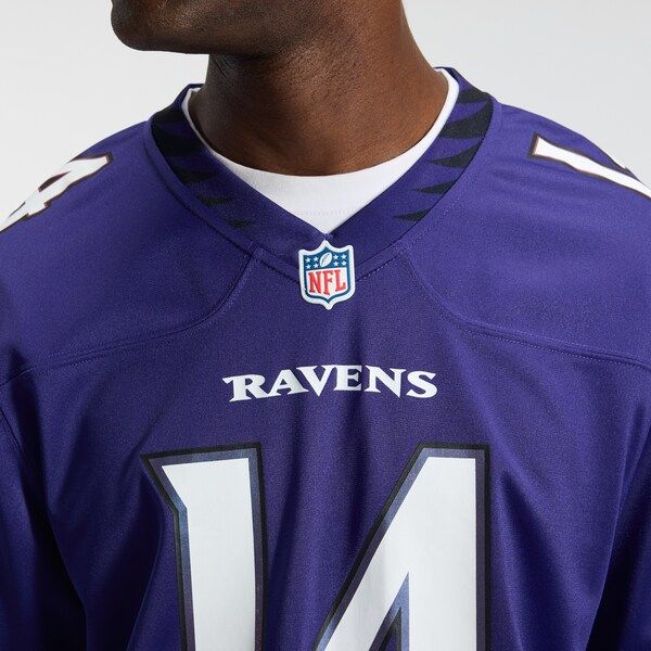 Custom Kyle Hamilton Baltimore Ravens Game Jersey Purple
