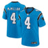 Custom Tetairoa McMillan Carolina Panthers Alternate Game Jersey Blue