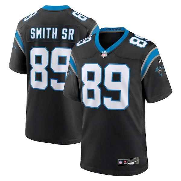 Custom Steve Smith Sr. Carolina Panthers Retired Player Game Jersey Black