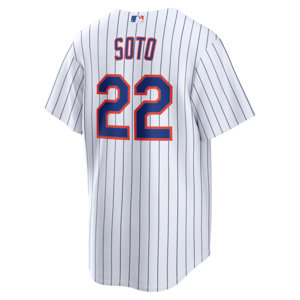Custom Juan Soto New York Mets Home Replica Jersey White