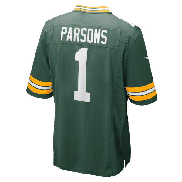 Custom Micah Parsons Green Bay Packers Game Jersey Green