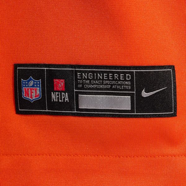 Custom Joe Burrow Cincinnati Bengals Alternate Game Jersey Orange