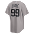 Custom Aaron Judge New York Yankees Road Replica Jersey Gray