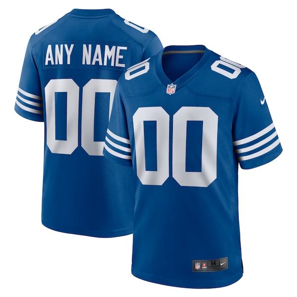 Custom Indianapolis Colts Alternate Custom Game Jersey Royal