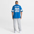 Custom Detroit Lions Custom Game Jersey Blue