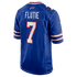 Custom Doug Flutie Buffalo Bills Game Retired Player Jersey Royal
