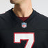 Custom Bijan Robinson Atlanta Falcons Game Jersey Black