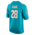 Custom De'Von Achane Miami Dolphins Game Jersey Aqua