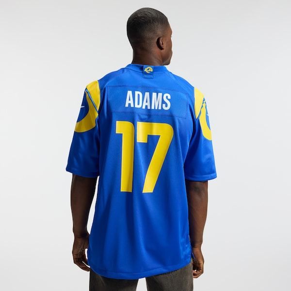 Custom Davante Adams Los Angeles Rams Game Jersey Royal