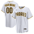 Custom San Diego Padres Home Replica Custom Jersey White