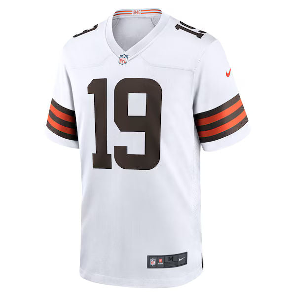 Custom Bernie Kosar Cleveland Browns Retired Player Game Jersey White