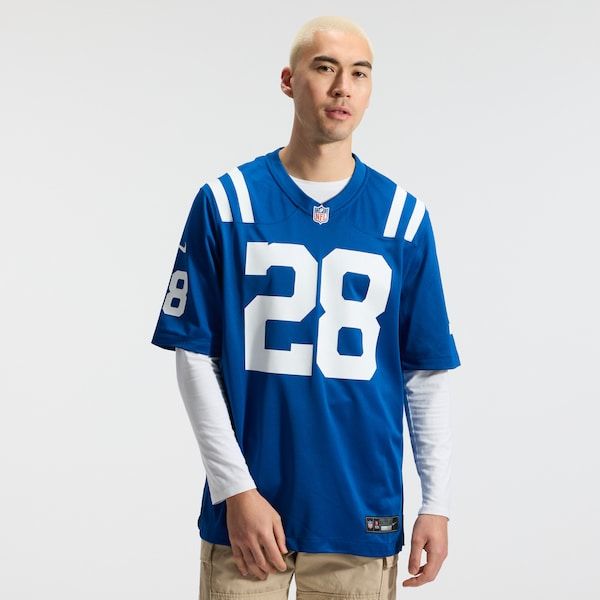 Custom Jonathan Taylor Indianapolis Colts Game Jersey Royal