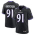 Custom Trey Hendrickson Baltimore Ravens Alternate Game Jersey Black