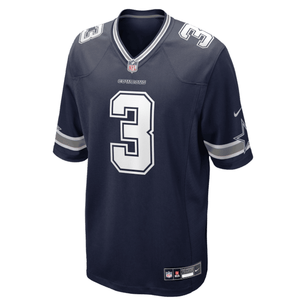Custom George Pickens Dallas Cowboys Game Jersey Navy