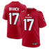 Custom Zachariah Branch Atlanta Falcons Team Game Jersey Red