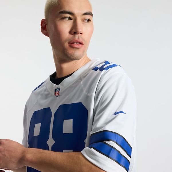 Custom CeeDee Lamb Dallas Cowboys Game Jersey White