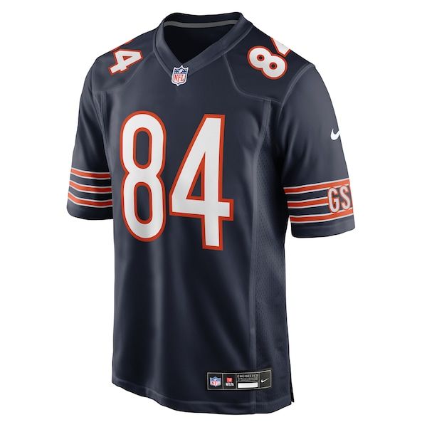 Custom Colston Loveland Chicago Bears Game Jersey Navy