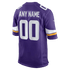 Custom Minnesota Vikings Custom Game Jersey Purple