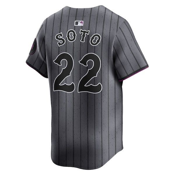 Custom Juan Soto New York Mets City Connect Limited Jersey Gray