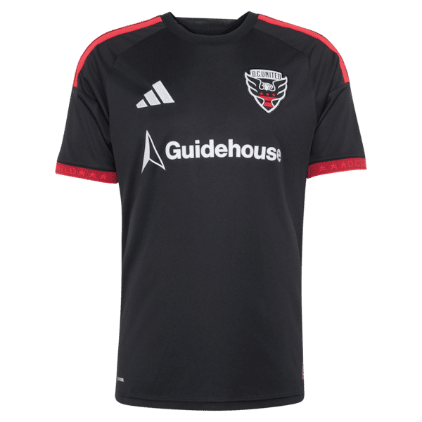 Customized Lucas Bartlett D.C. United 2026 Black-and-Red Kit Replica Jersey Black