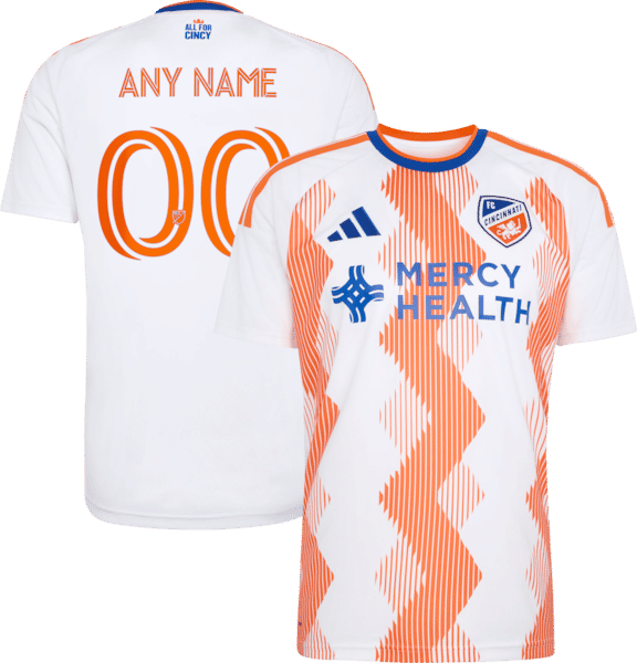 Customized FC Cincinnati 2026 The Seven Hills Kit Replica Custom Jersey White