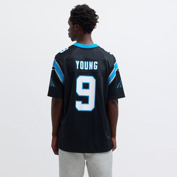 Custom Bryce Young Carolina Panthers Game Jersey Black