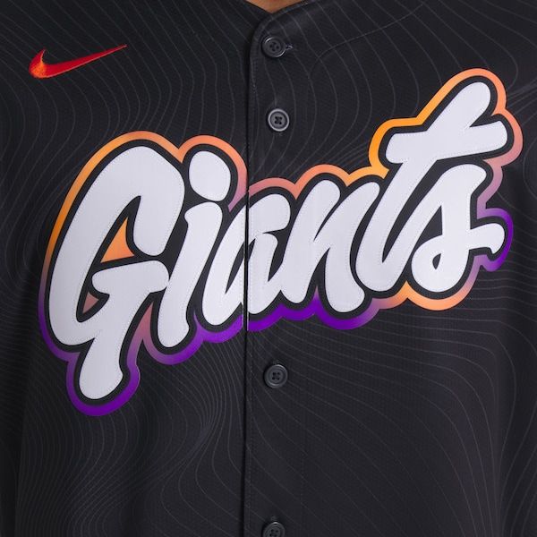 Custom Matt Chapman San Francisco Giants 2025 City Connect Limited Jersey Anthracite