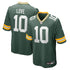 Custom Jordan Love Green Bay Packers Game Jersey Green