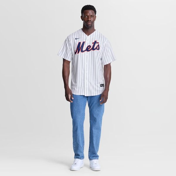 Custom Juan Soto New York Mets Home Replica Jersey White