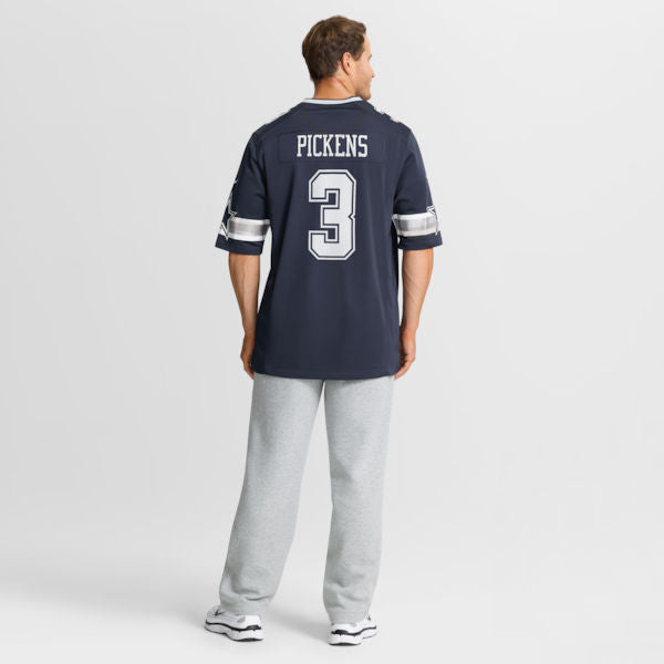 Custom George Pickens Dallas Cowboys Game Jersey Navy