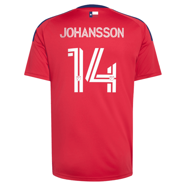 Customized Herman Johansson FC Dallas 2026 DNA Kit Replica Jersey Red