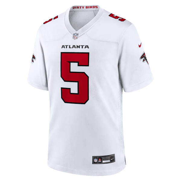 Custom Drake London Atlanta Falcons Game Jersey White