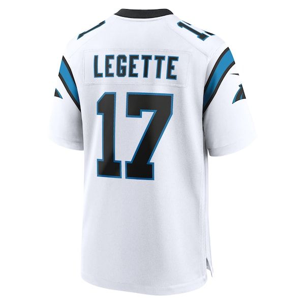 Custom Xavier Legette Carolina Panthers Game Jersey White