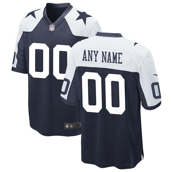 Custom Dallas Cowboys Custom Game Jersey Navy