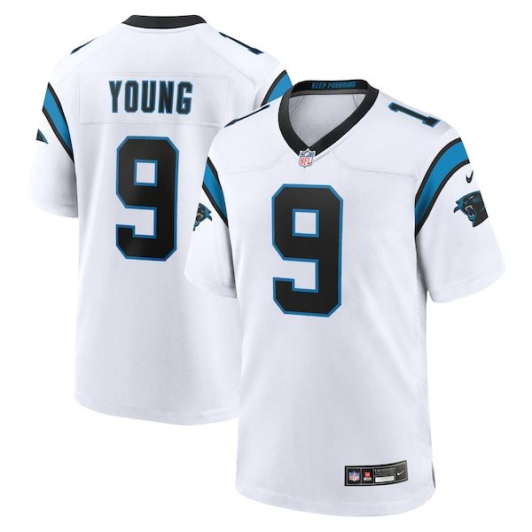 Custom Bryce Young Carolina Panthers Game Jersey White