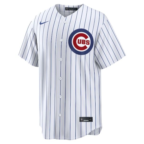 Custom Chicago Cubs Home Replica Custom Jersey White