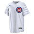 Custom Chicago Cubs Home Replica Custom Jersey White