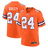 Custom Champ Bailey Denver Broncos Alternate Game Jersey Orange