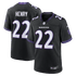 Custom Derrick Henry Baltimore Ravens Alternate Game Jersey Black