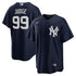 Custom Aaron Judge New York Yankees Spring Training Replica Jersey Navy