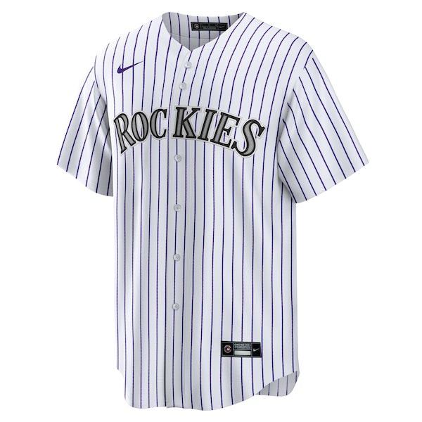 Custom Kris Bryant Colorado Rockies Replica Player Jersey White/Purple