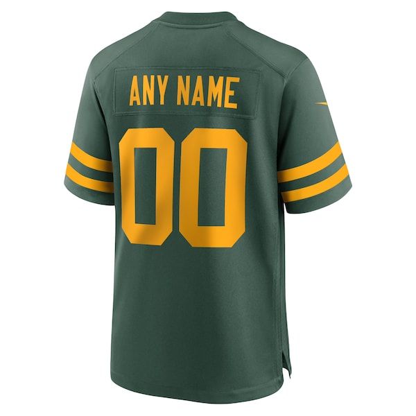 Custom Green Bay Packers Alternate Custom Jersey Green