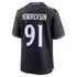 Custom Trey Hendrickson Baltimore Ravens Alternate Game Jersey Black
