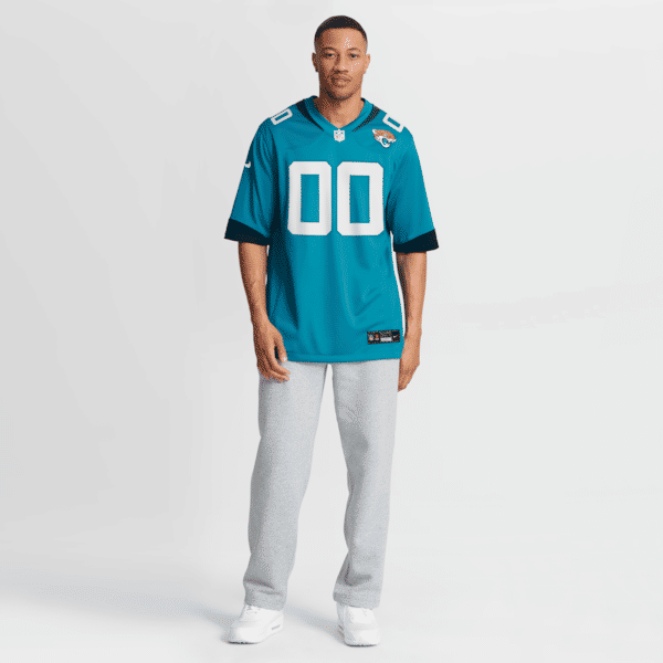 Custom Jacksonville Jaguars Custom Game Jersey Teal