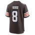 Custom Jared Verse Cleveland Browns Game Jersey Brown