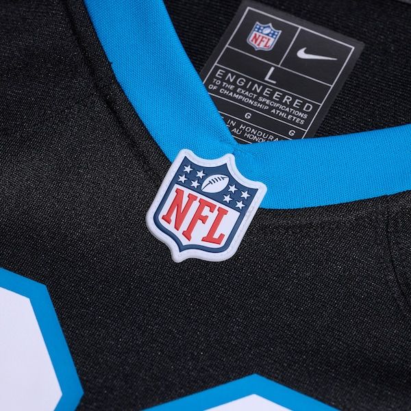 Custom Steve Smith Sr. Carolina Panthers Retired Player Game Jersey Black