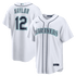 Custom Josh Naylor Seattle Mariners Home Replica Jersey White