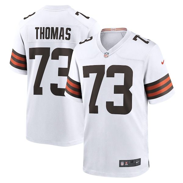 Custom Joe Thomas Cleveland Browns Retired Player Game Jersey White