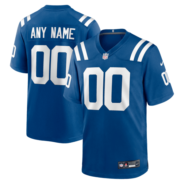 Custom Indianapolis Colts Custom Game Jersey Royal